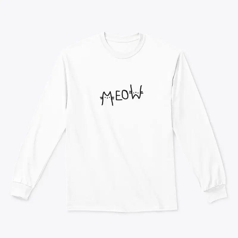 MEOW tee shirt 2021 Black Addition