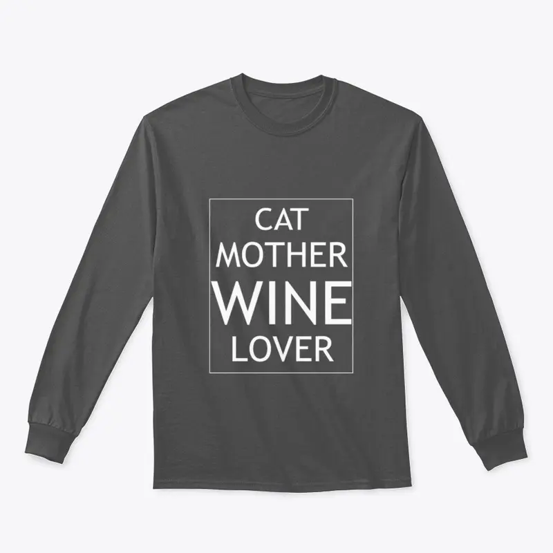 CAT MOTHER WINE LOVER | t-Shirt