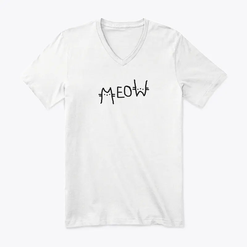 MEOW tee shirt 2021 Black Addition