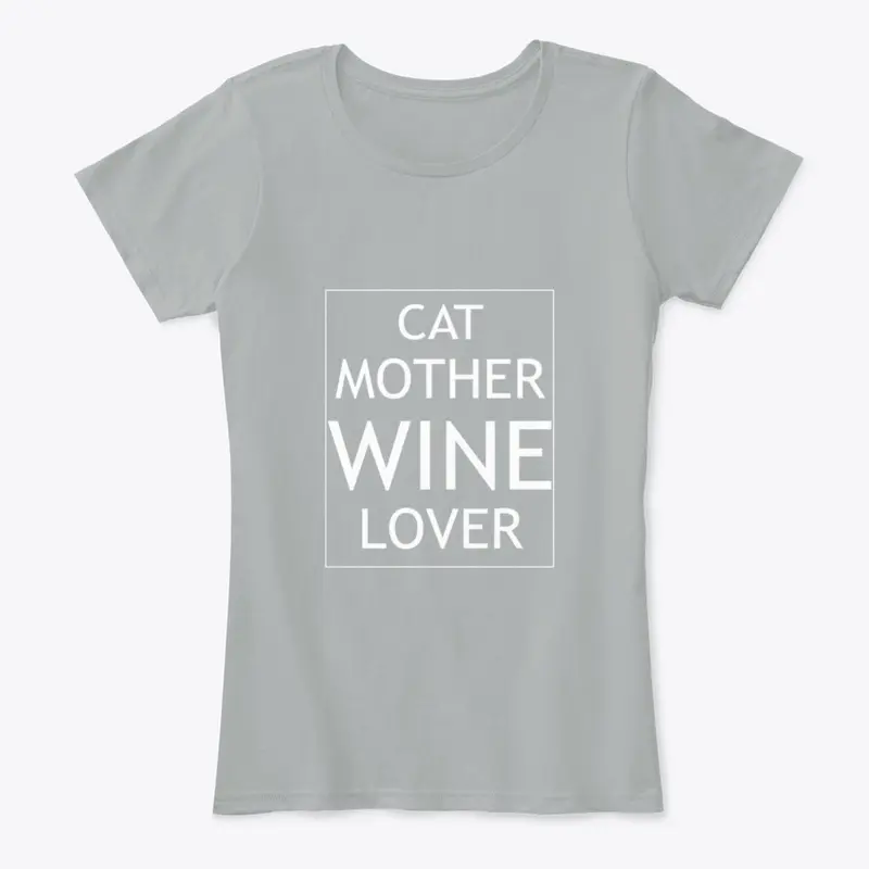 CAT MOTHER WINE LOVER | t-Shirt